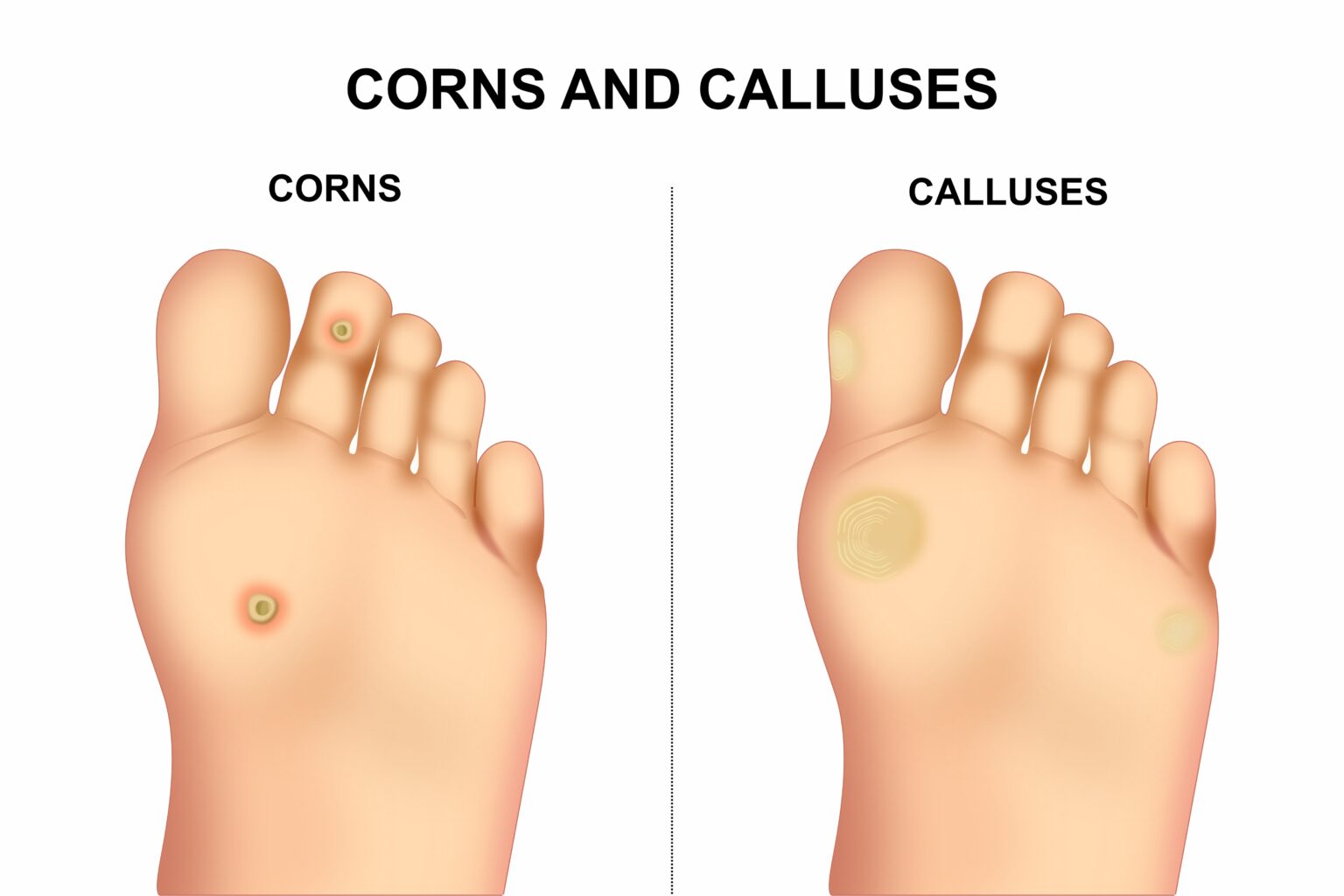 What Is the Difference Between a Corn and a Callus? - Advanced Foot Care